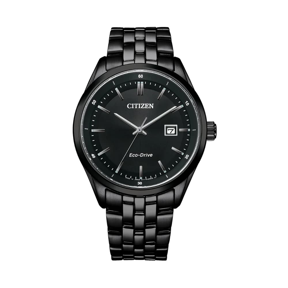 Citizen Eco-Drive Black Stainless Steel Strap
